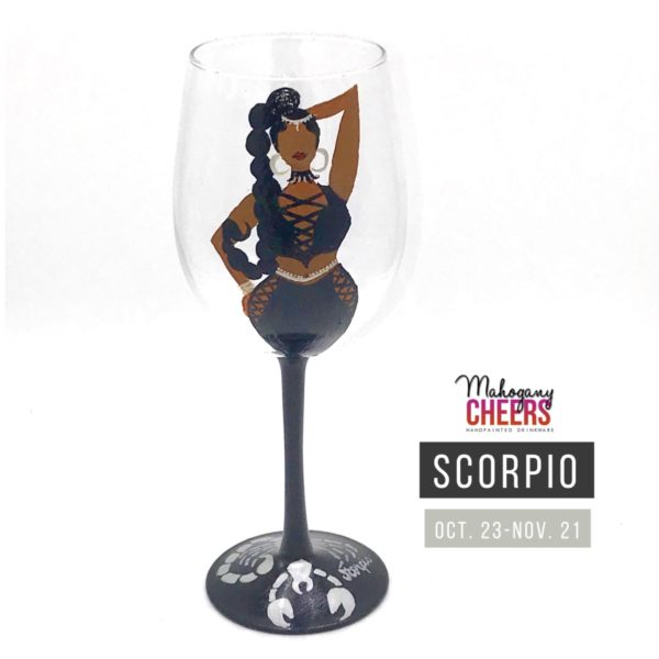 The Scorpio Wine Glass
